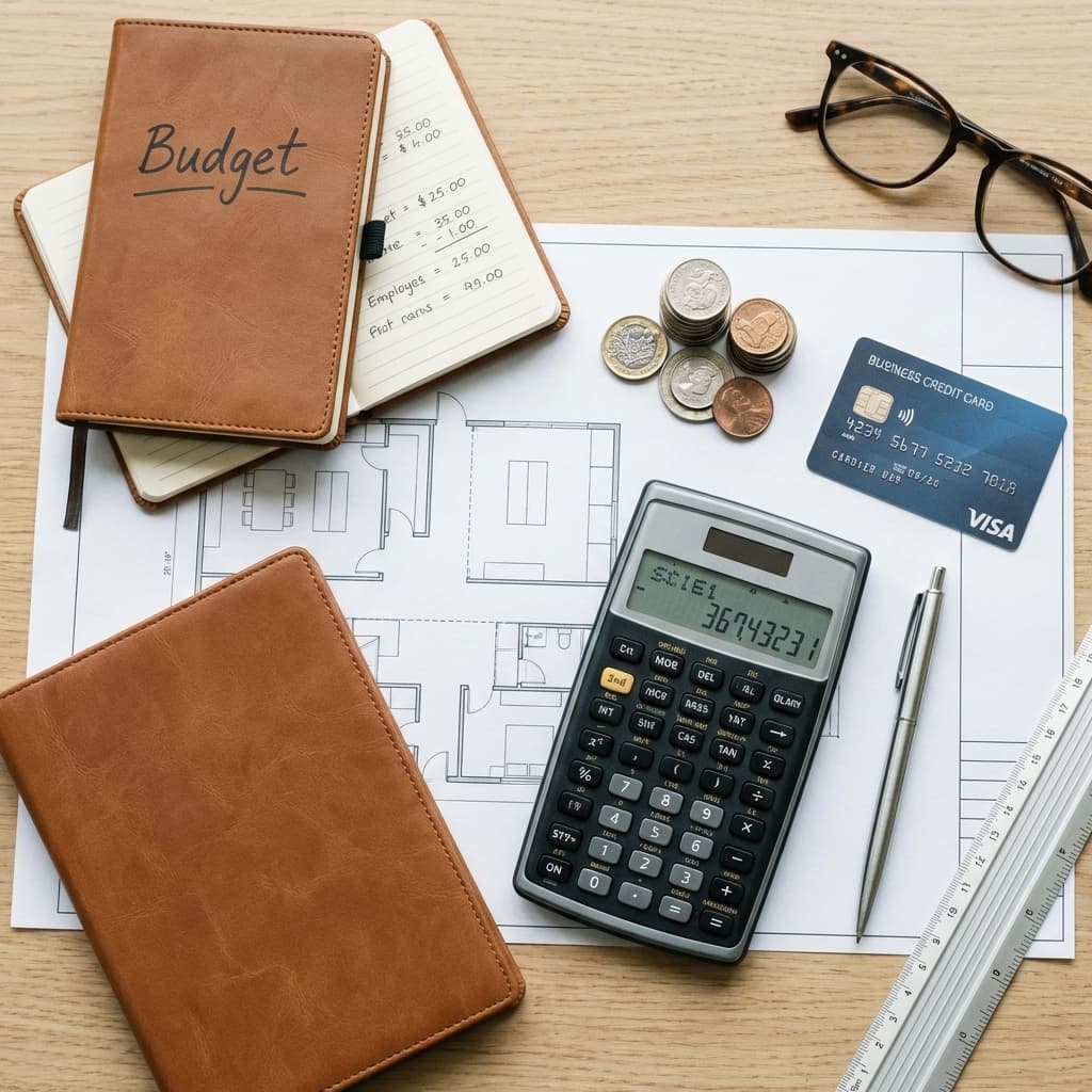 Retail store budget breakdown blueprint and calculator