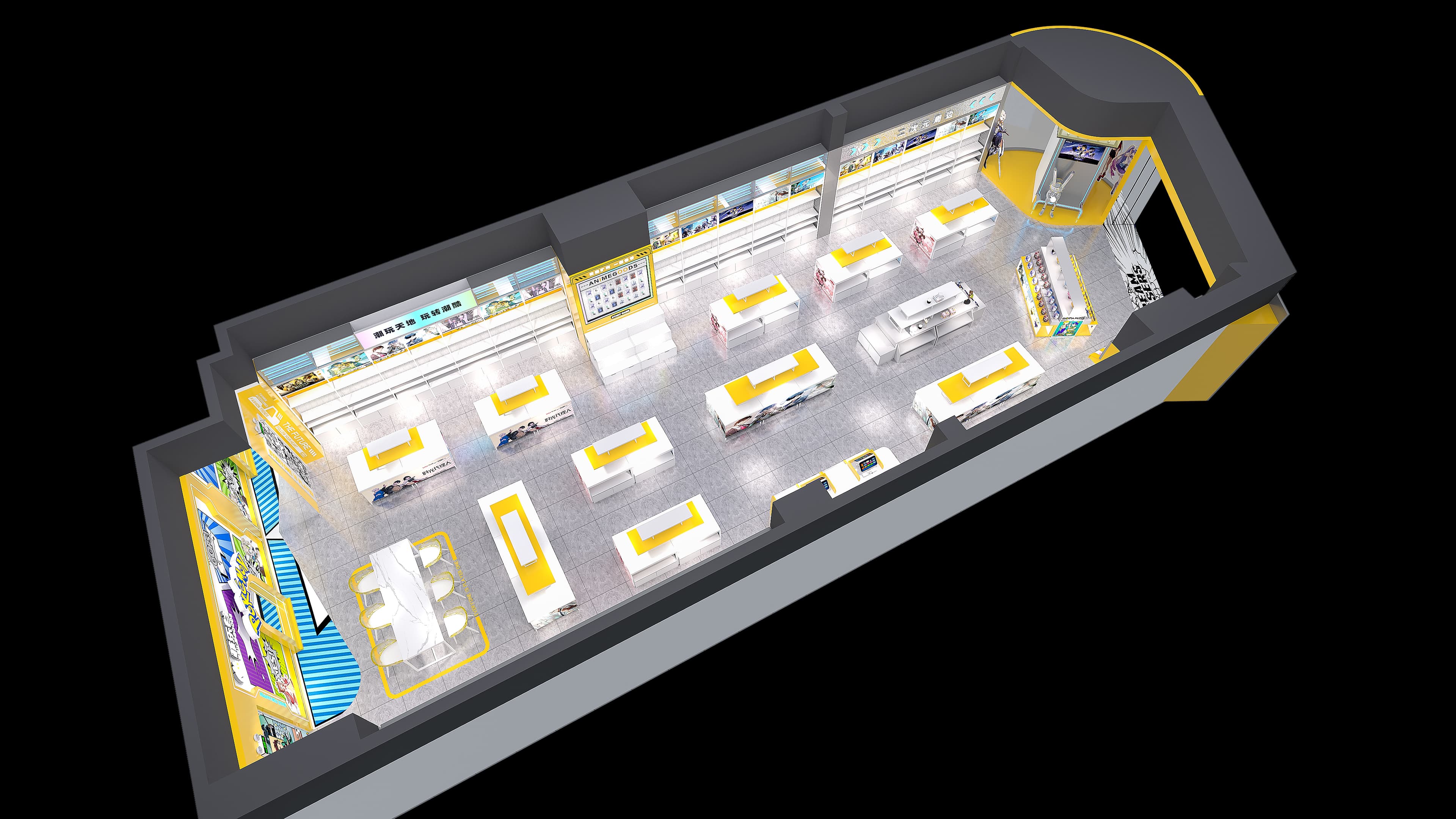 Filegu Anime Store 3D Render 1